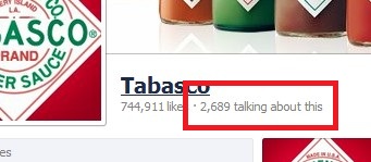 Показатель "Обсуждают это" на Брендовой Странице в Facebook