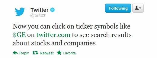 Twitter запустил кэштег $