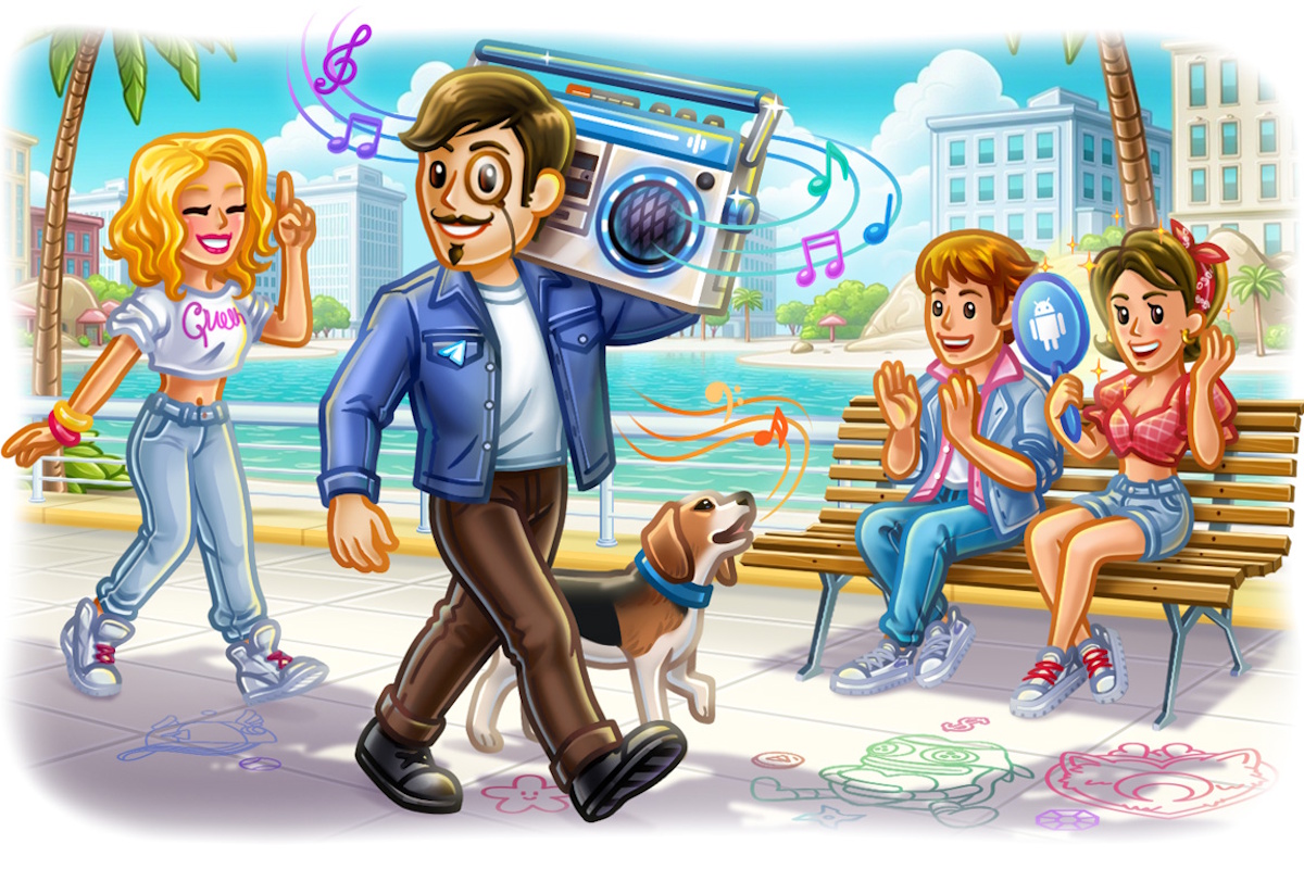 В обновленном Telegram появилась музыка в профилях и темы на основе подарков