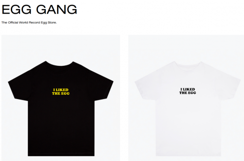 Яйцо-рекордсмен Instagram выпустило собственный мерч Яйцо-рекордсмен Instagram выпустило собственный мерч