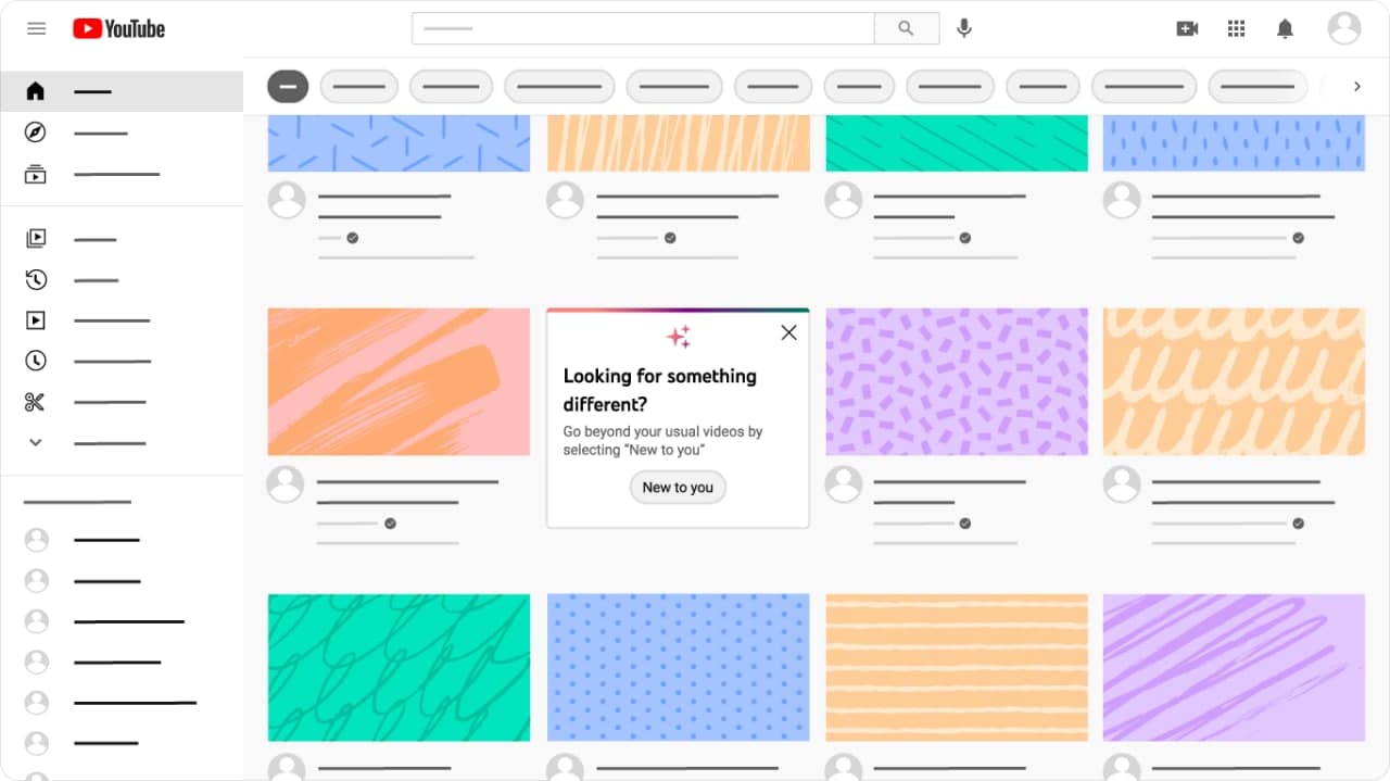 YouTube запускает персональную ленту нового контента New to you