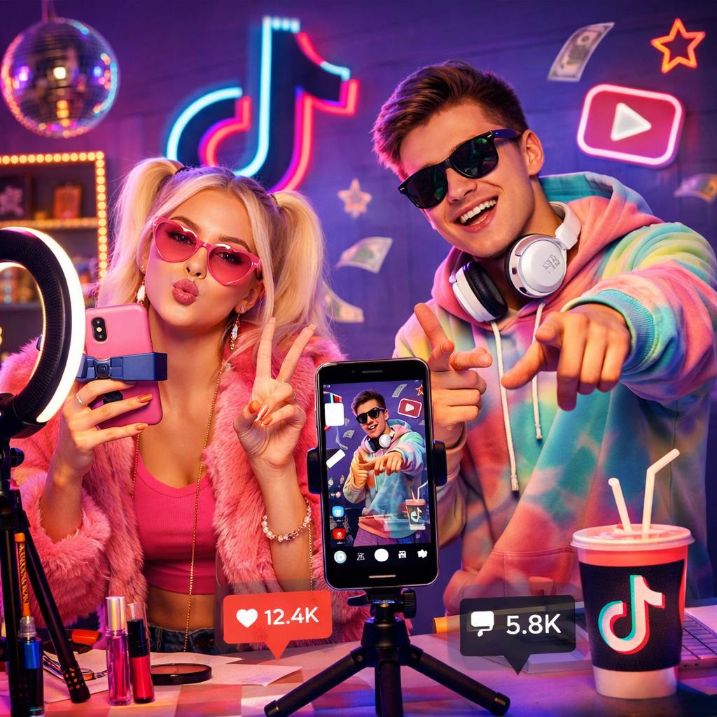 Число блогеров, продающих рекламу в TikTok, выросло в шесть раз