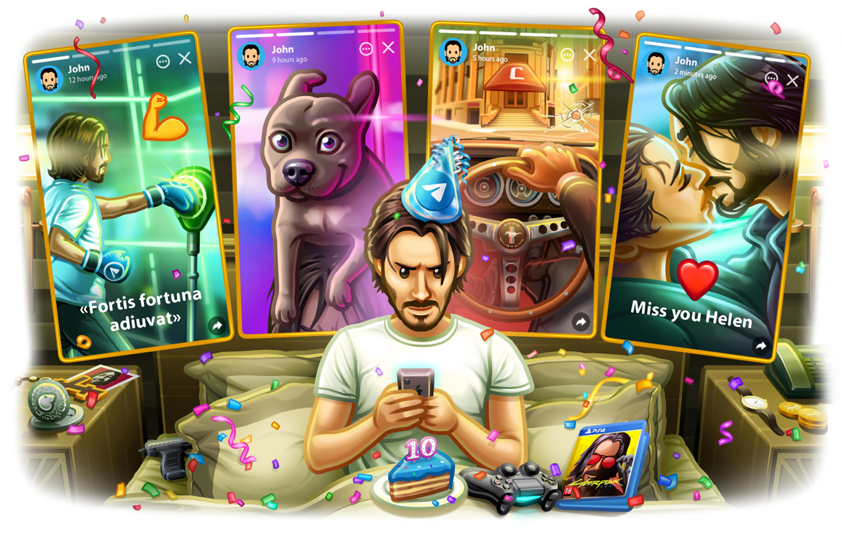 Telegram представил самое крупное обновление Stories