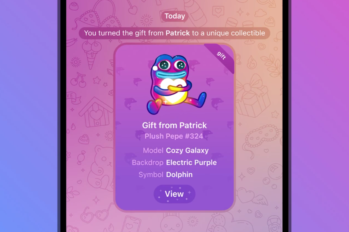 Рынок цифровых подарков в Telegram достиг $292 млн в 2025 году