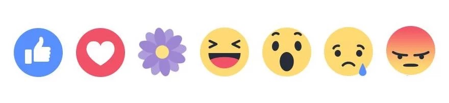 Реакции FB на День матери Реакции FB на День матери