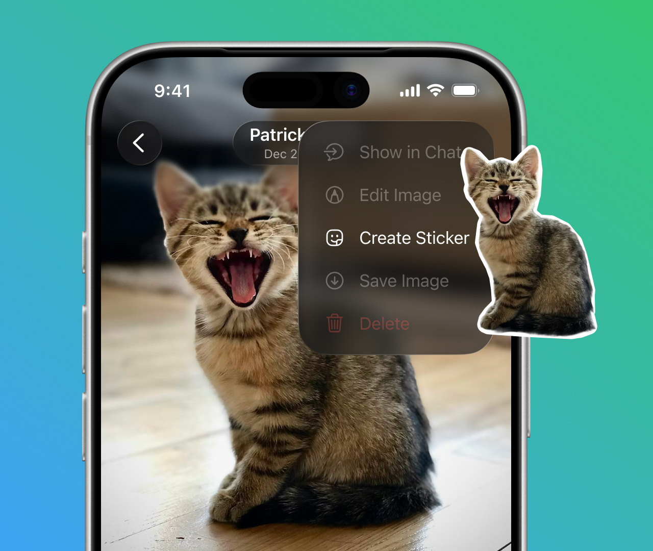 Мгновенное создание стикеров из фотографий Telegram_котик.jpg