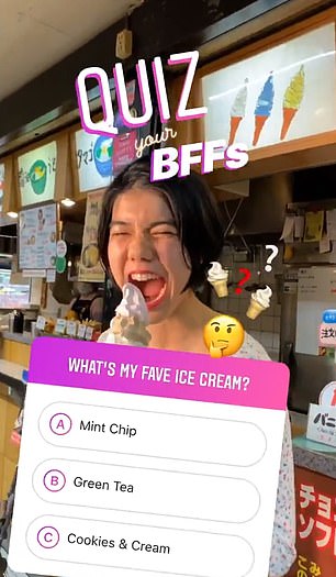 Тесты в «историях» Instagram Stories