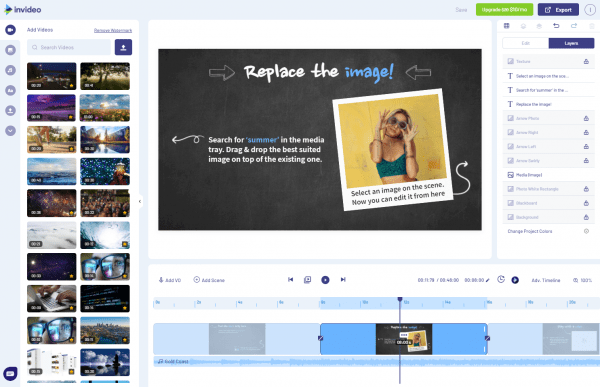 видеоредактор InVideo