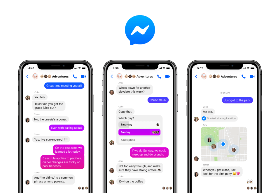 Facebook провел редизайн Messenger