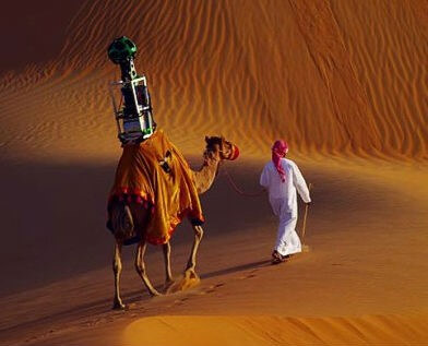 Google StreetView Camel