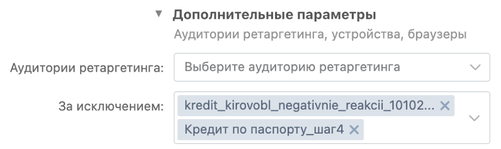 Кампания в ВК Продвижение во ВКонтакте кредитных продуктов