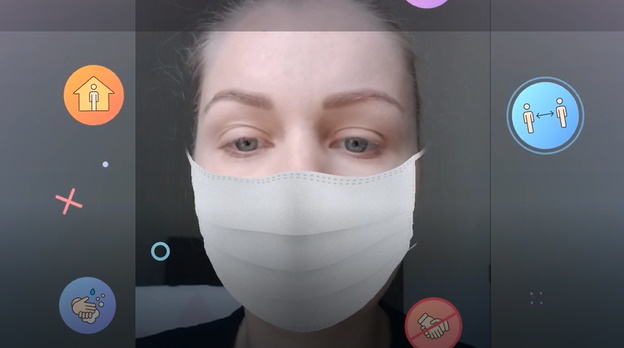 Одноклассники запустили виртуальную маску с рекомендациями по профилактике коронавируса В мобильном приложении Одноклассников для прямых трансляций OK Live появилась виртуальная маска дополненной реальности «Береги себя»