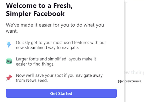 Facebook выкатывает новый дизайн Facebook начал выкатывать новый дизайн, о котором Марк Цукерберг сообщал еще в мае 2019 года
