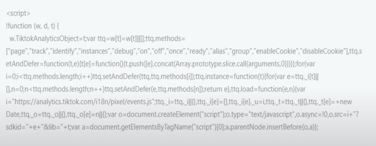Пиксель ТикТок