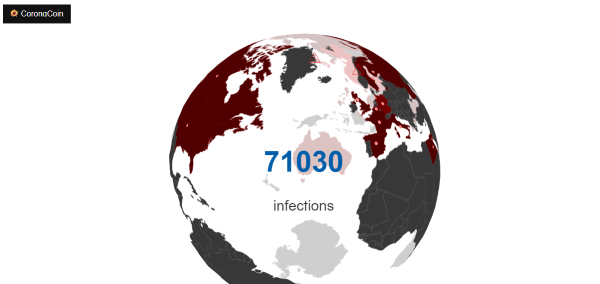 Выпущена криптовалюта для поддержки борьбы с коронавирусом Появилась криптовалюта CoronaCoin для поддержки борьбы с коронавирусом