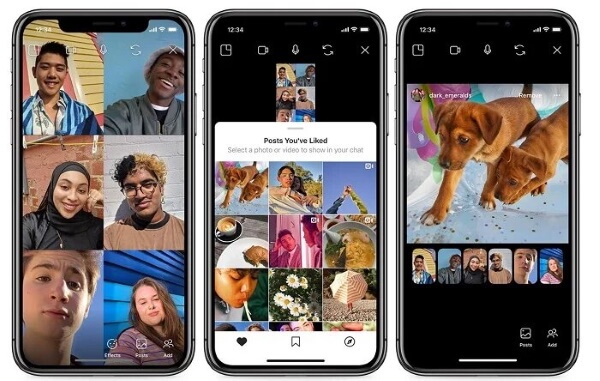 Instagram добавил новую функцию, которая позволяет пользователям совместно просматривать посты в режиме видеочата