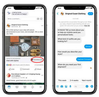 Новый инструмент в Facebook Messenger Facebook представил новую опцию для лидогенерации в бизнес-инструменте Messenger