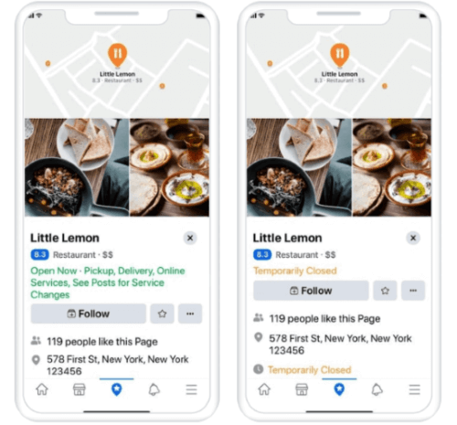 Facebook позволил указать компаниям, что они «временно закрыты» из-за коронавируса Facebook добавил функцию, с помощью которой компания может указать, что она «временно закрыта» из-за коронавируса