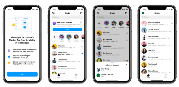 Facebook позволил переключаться между личным и бизнес-аккаунтом в Messenger В Facebook Messenger появилась функция переключения между аккаунтами