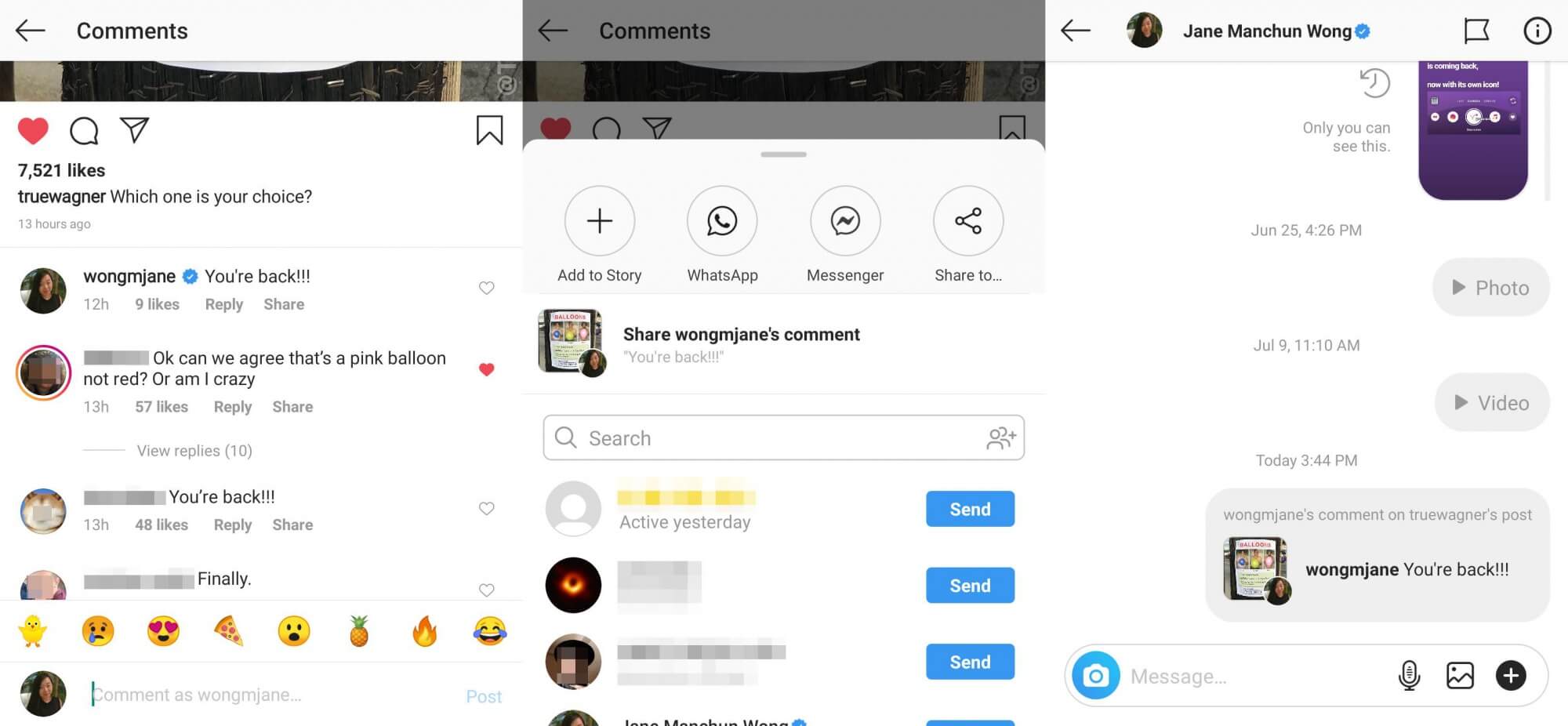 Instagram тестирует поделиться комментариями Инстаграм добавит функцию поделиться комментариями под постами