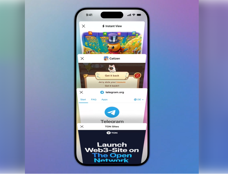 Браузер Telegram