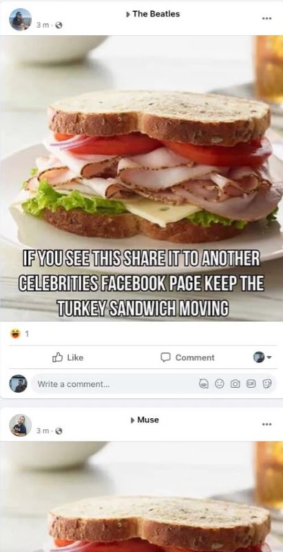 Пользователи смогли публиковать посты на страницах знаменитостей