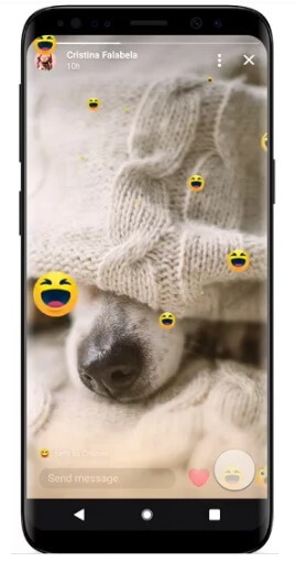 В Facebook Messenger стали доступны новогодние фильтры и новые реакции