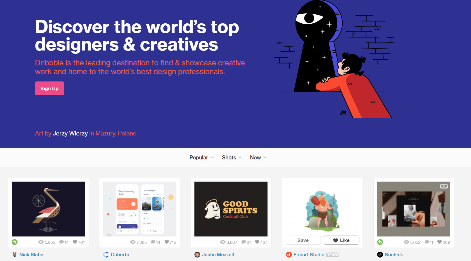 DRIBBBLE Сервис DRIBBBLE