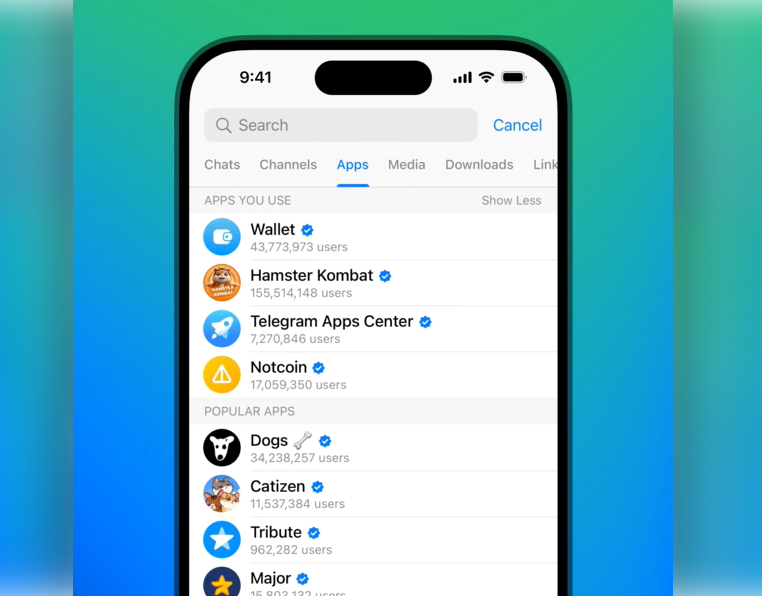 Магазин мини-приложений
