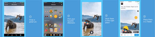 В Twitter появятся стикеры-хештеги