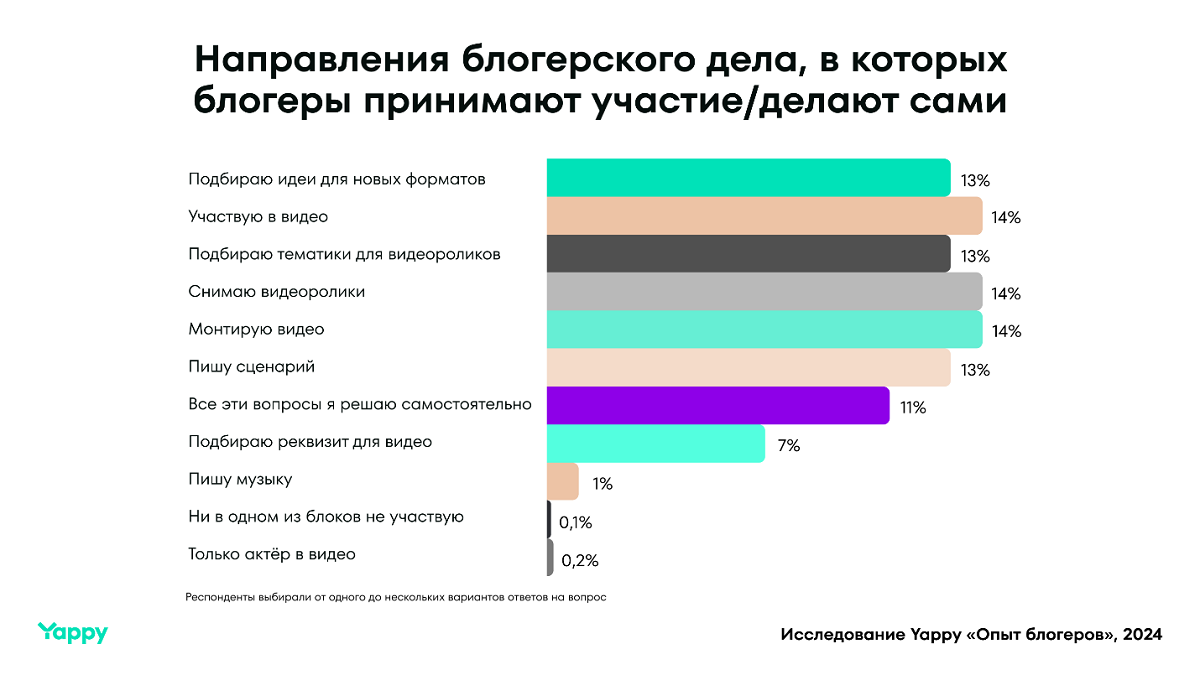 Направление блогерского дела