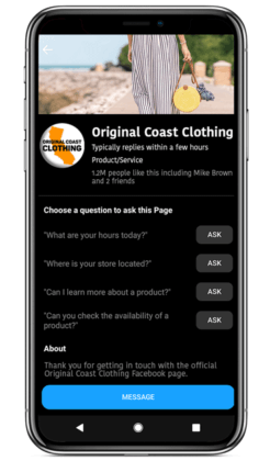 Icebreaker для часто задаваемых вопросов. Функция позволит брендам добавить в свой профиль часто задаваемые вопросы через API