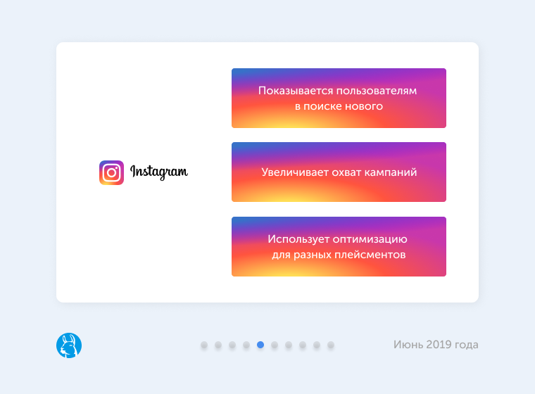 Реклама на вкладке Explore Реклама на вкладке Explore в Instagram