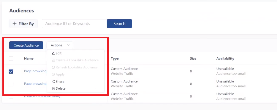 Создание look-alike аудиторий
