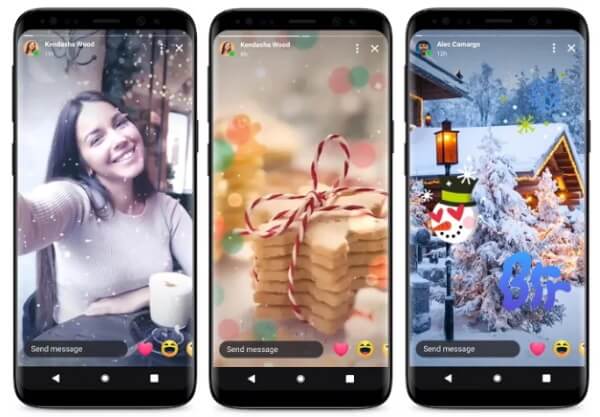 В Facebook Messenger появились новые праздничные темы, которые помогут пользователям поделиться свои настроением.