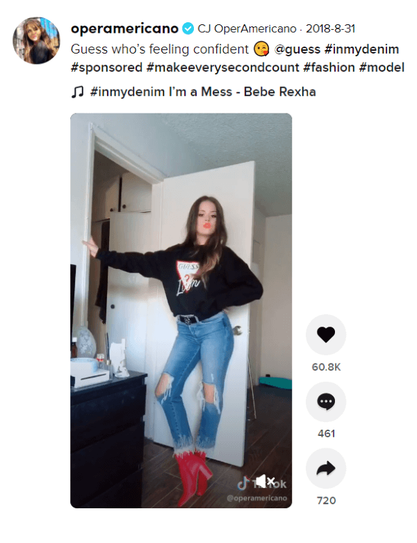 Челлендж Guess в TikTok